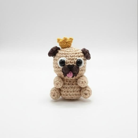 CROCHETED SNOOTIE KEYCHAIN